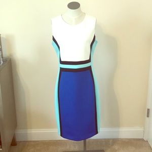 Calvin Klein modern print dress